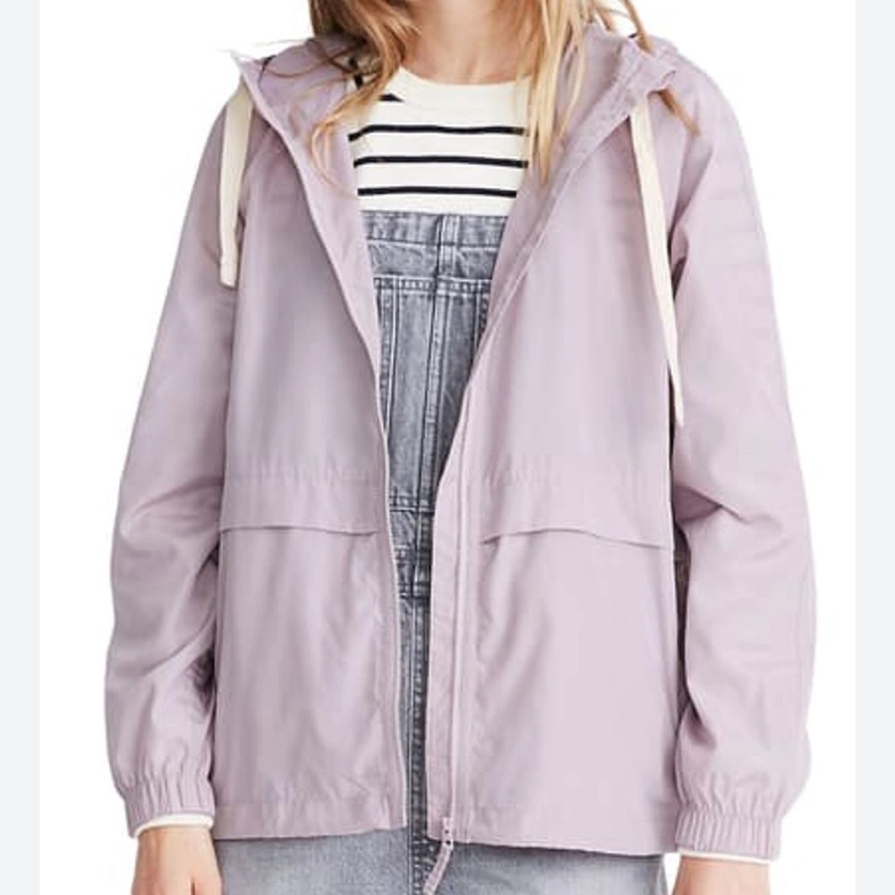 Madewell Light Purple Windbreaker Jacket
